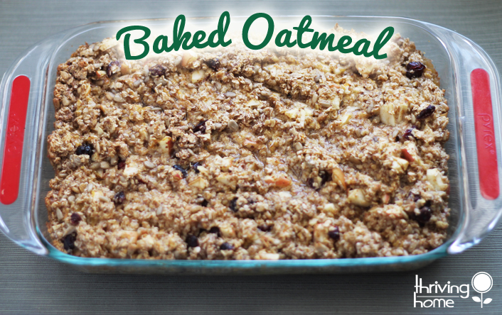 healthy baked oatmeal