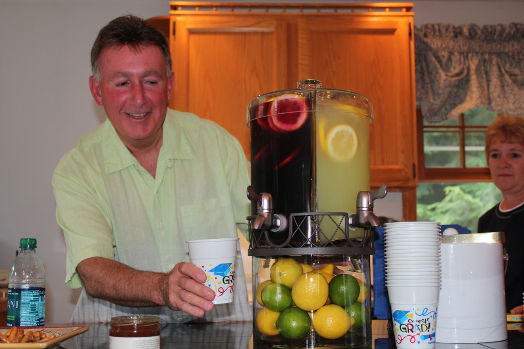 Beverage Server and Matt's Grad Party 003