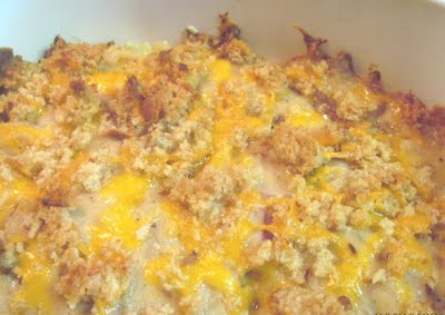 chix cordon casserole in pan