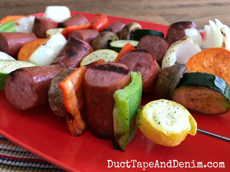 close-up-grilled-sausage-kabobs-with-summer-vegetables