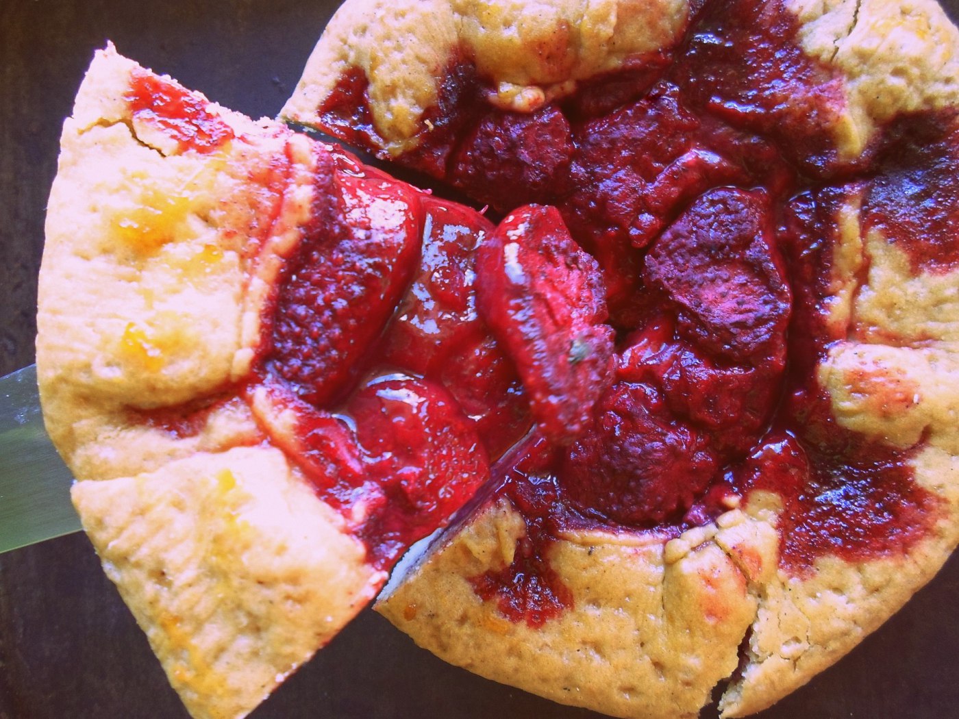 strawberry-galette